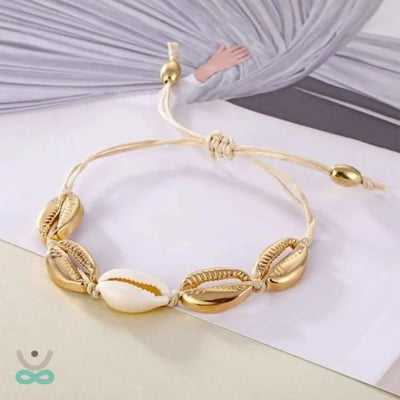Pulsera de concha de cauri