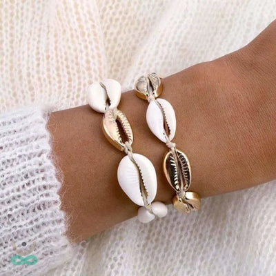 Pulsera de concha de cauri