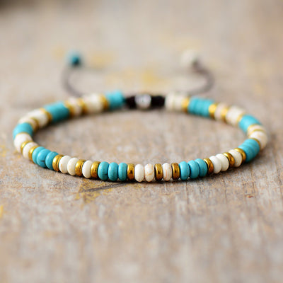 Pulsera de cuentas turquesa – Equilibra tu energía con estilo único