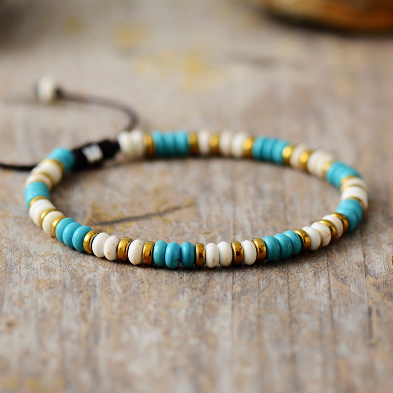 Pulsera de cuentas turquesa – Equilibra tu energía con estilo único