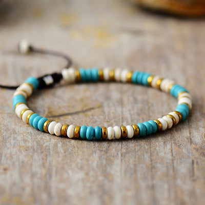 Pulsera de cuentas turquesa – Equilibra tu energía con estilo único