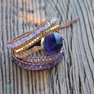 Pulsera de curación de amatista