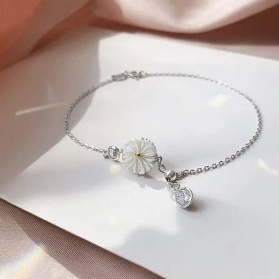Pulsera de margaritas ajustable