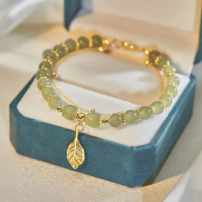 Pulsera de piedras naturales estilo Jade de Hetian