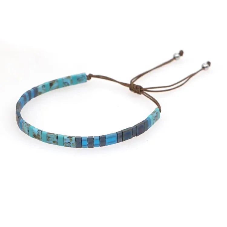 Pulsera de verano de cuentas de vidrio japonesas - Seram