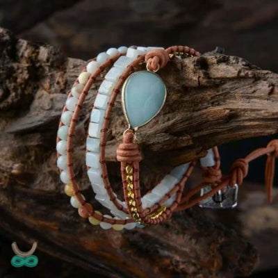 Pulsera emociones en amazonita