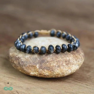 Pulsera "energía"en labradorita
