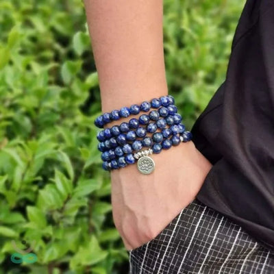 Pulsera mala de lapislázuli