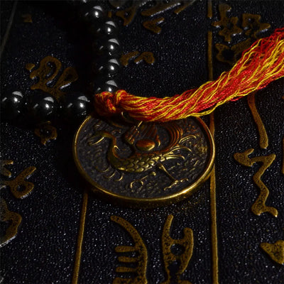 Pulsera tibetana con nudos de la suerte