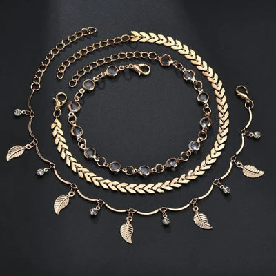Pulsera tobillera bohemia
