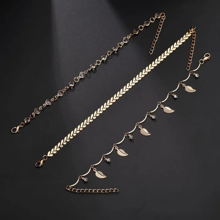 Pulsera tobillera bohemia