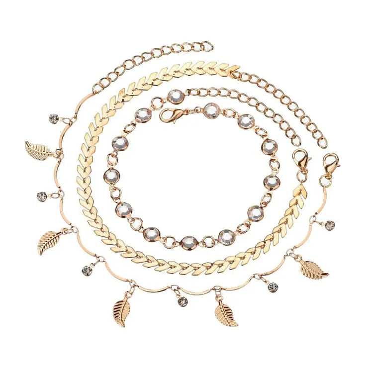 Pulsera tobillera bohemia