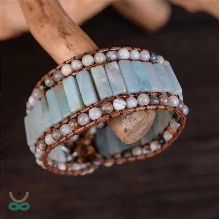 Pulsera vida amazonita