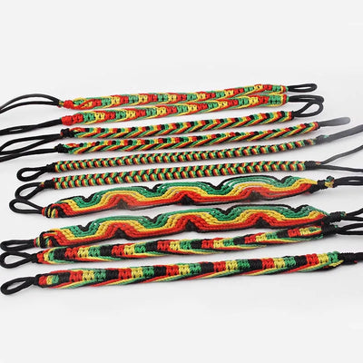 Pulseras rasta brasileñas mixtas
