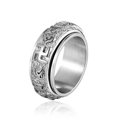 Anillo Giratorio de la Rueda de Oración Tibetana: El Mantra que Calma tu Espíritu