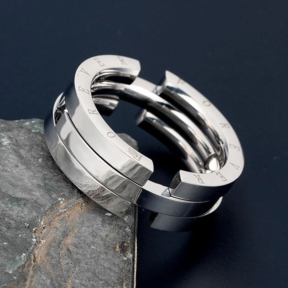 Anillo Zen León de Acero Inoxidable – Fuerza, Protección y Confianza Interior