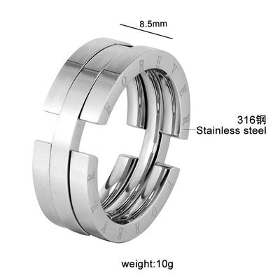 Anillo Zen León de Acero Inoxidable – Fuerza, Protección y Confianza Interior