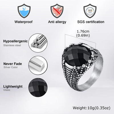 Anillo Geométrico de Cristal: El Símbolo de la Claridad Mental para Él