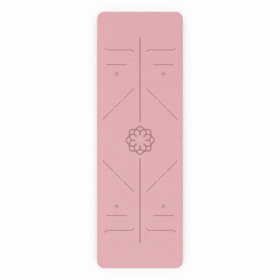 Esterilla de Yoga Rosa con Flor de Loto