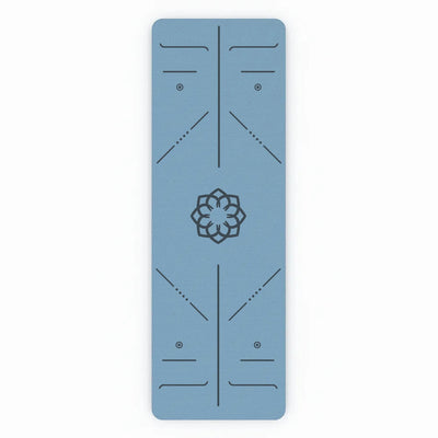 Esterilla de Yoga Azul con Flor de Loto