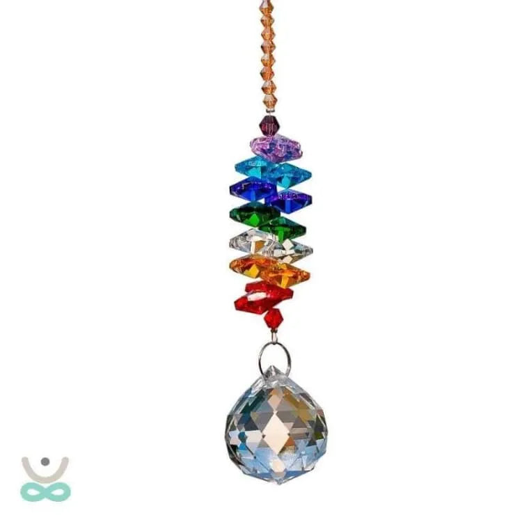 Sensor Solar 7 Chakras de Cristal – Armonía, Luz y Energía Positiva