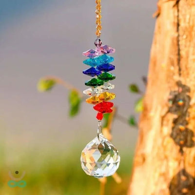 Sensor Solar 7 Chakras de Cristal – Armonía, Luz y Energía Positiva