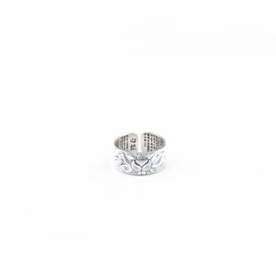 Anillo de flor de loto