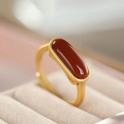 Anillo de jade vintage