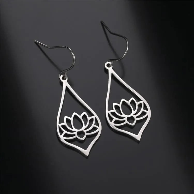 Pendientes flor de loto