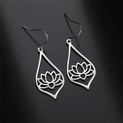 Pendientes flor de loto