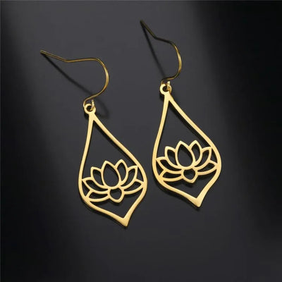 Pendientes flor de loto