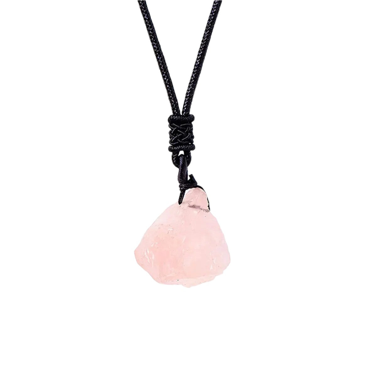 Collar de Cuarzo Rosa Natural - Amor, Armonía y Equilibrio Emocional