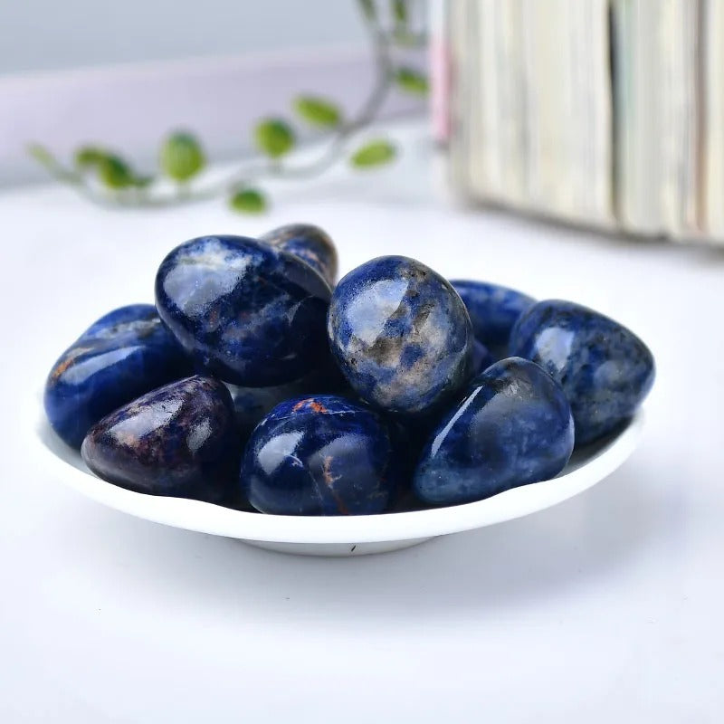 Sodalita Azul Natural para Equilibrio Interior (100g)