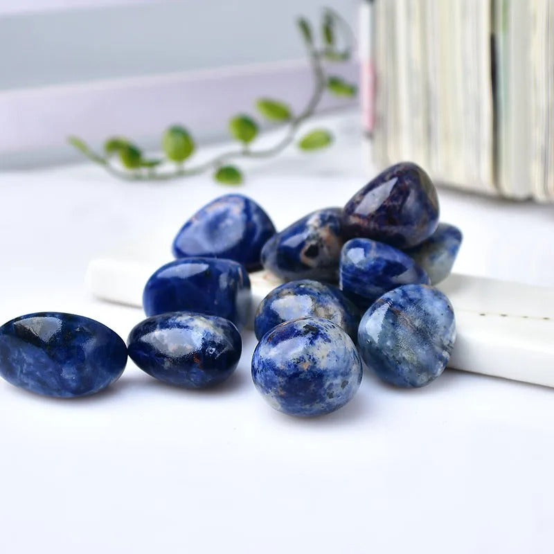 Sodalita Azul Natural para Equilibrio Interior (100g)