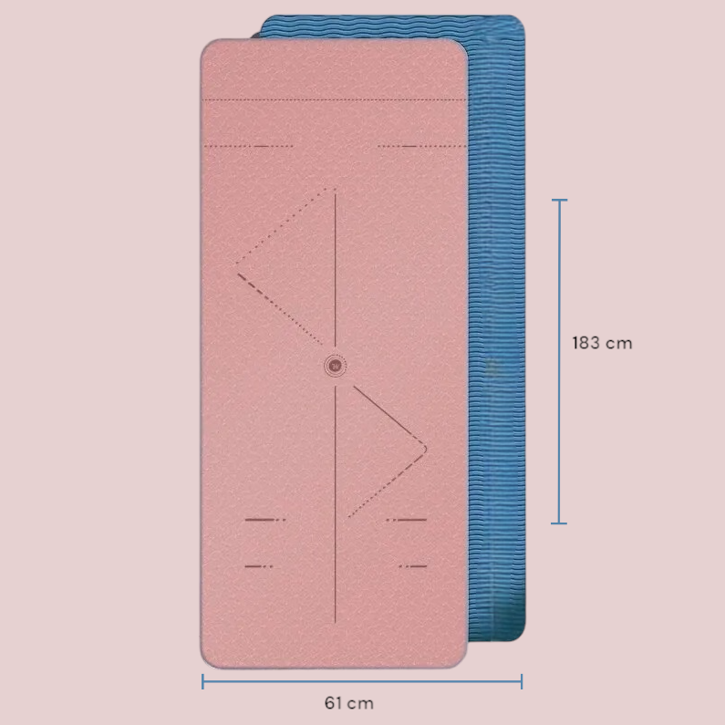 Esterilla de Yoga Antideslizante Rosa