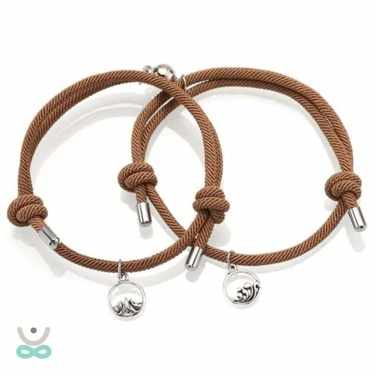 Pulsera dúo "Más allá de las montañas y los océanos"