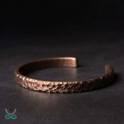 Pulsera tibetana de cobre 'Vitalidad' - Energía y equilibrio espiritual en tu muñeca