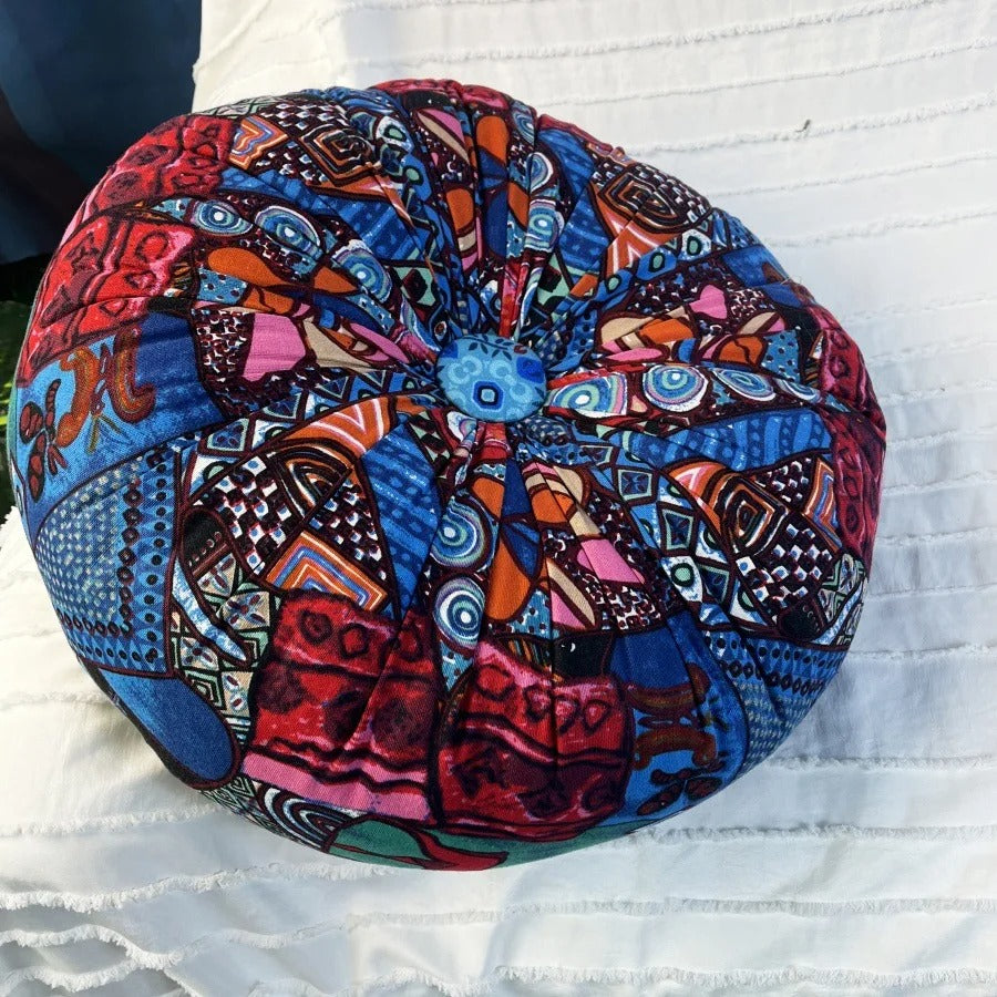 Cojín Redondo Bohemio Estilo Mandala