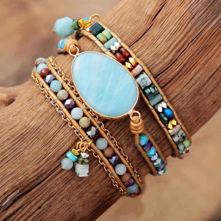 Bracelet Wrap Amazonite - Bracelet