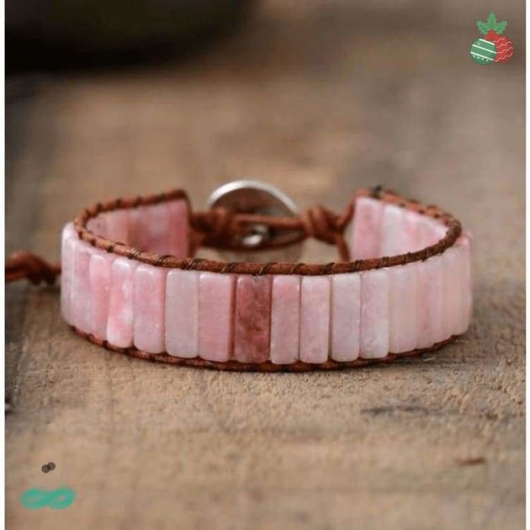 Pulsera de ternura en cuarzo rosa - Pulsera